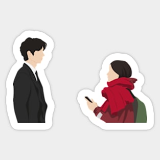 Goblin Korean Drama Christmas Sticker